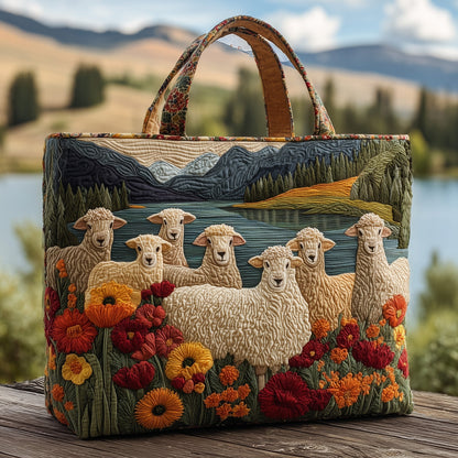 The Sheep Haven Quilted Tote