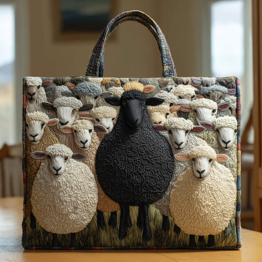 The Farmyard Flock Quilted Tote
