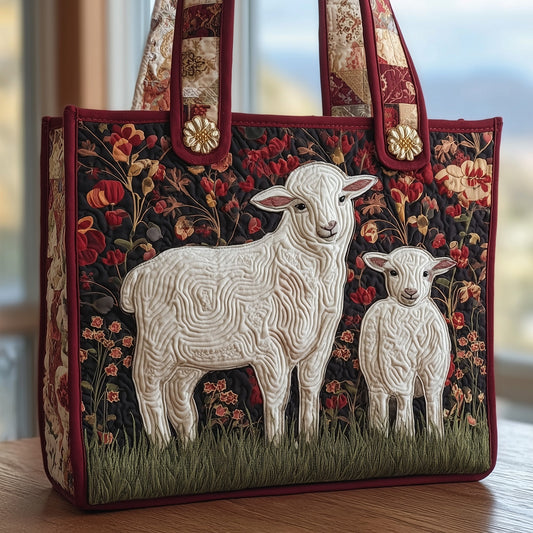The Lamb Charm Quilted Tote