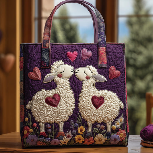 The Sweetheart Sheep Quilted Tote