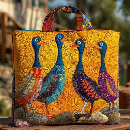 The Playful Duck Quilt Tote