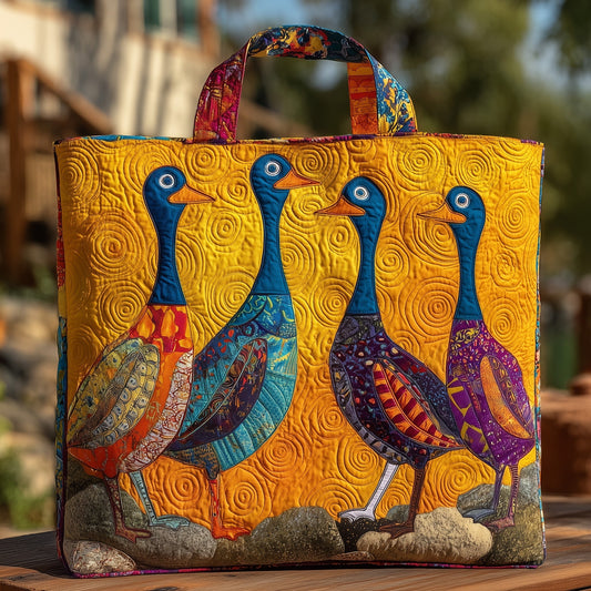 The Playful Duck Quilt Tote