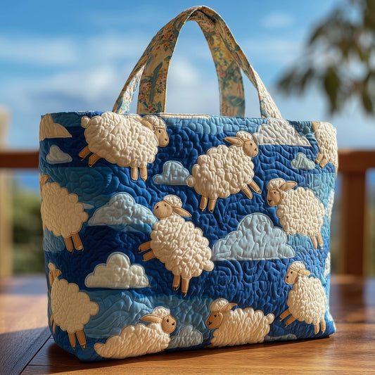 Everyday Sheep Clouds Tote Bag