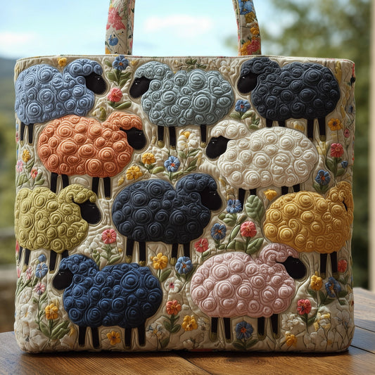 The Fluffy Sheep Quilted Tote