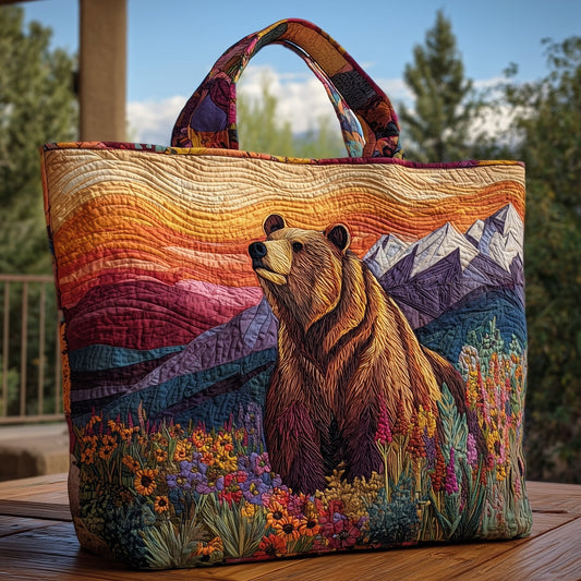 Everyday Bear Mountains Quilted Tote
