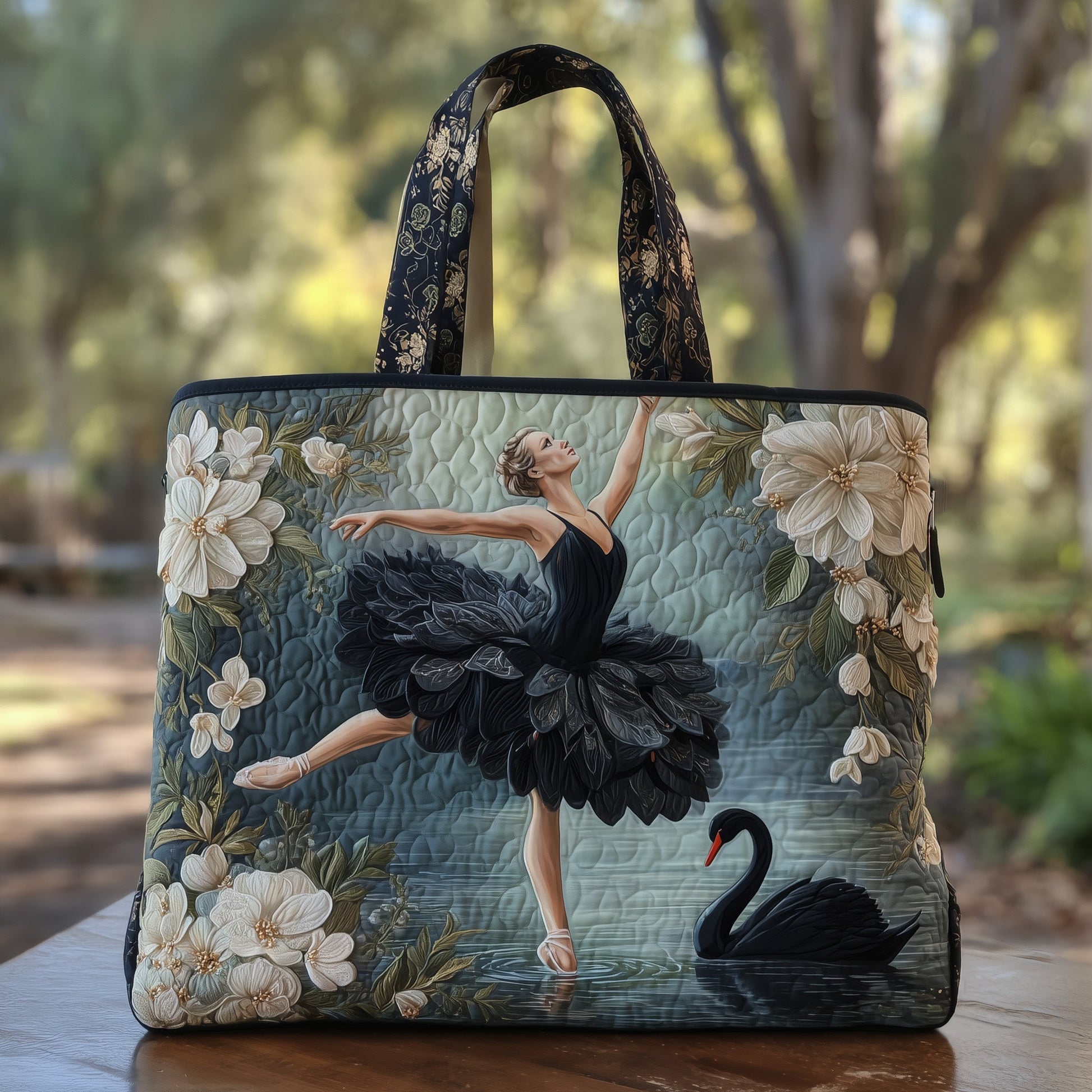 Everyday Ballerian Quilted Tote Bag