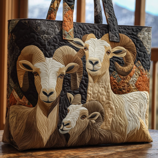 The Rustic Goat Quilted Tote