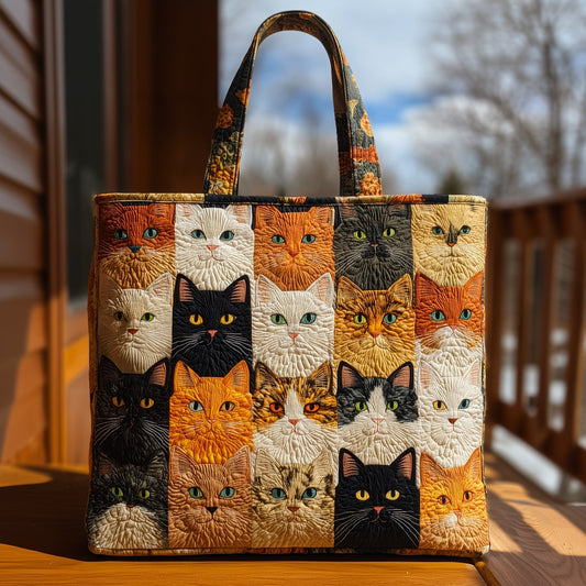 The Cat Collection Quilted Tote
