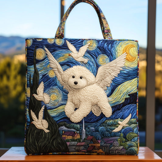 The Bichon Dream Quilted Tote