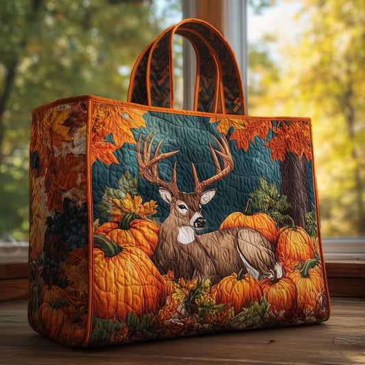 Everyday Deer Quilted Tote Bag