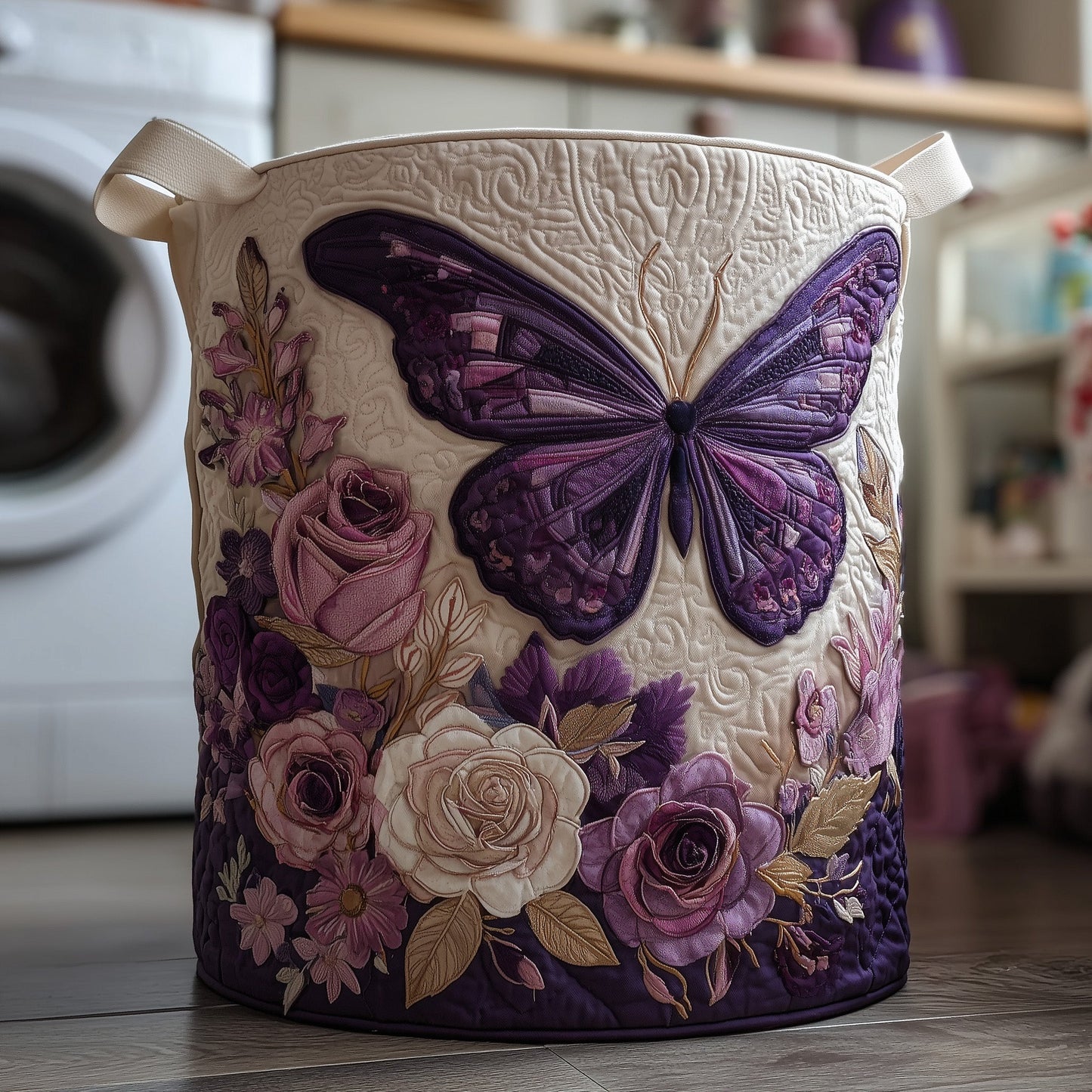 Everyday Butterfly Quilted Tote Bag