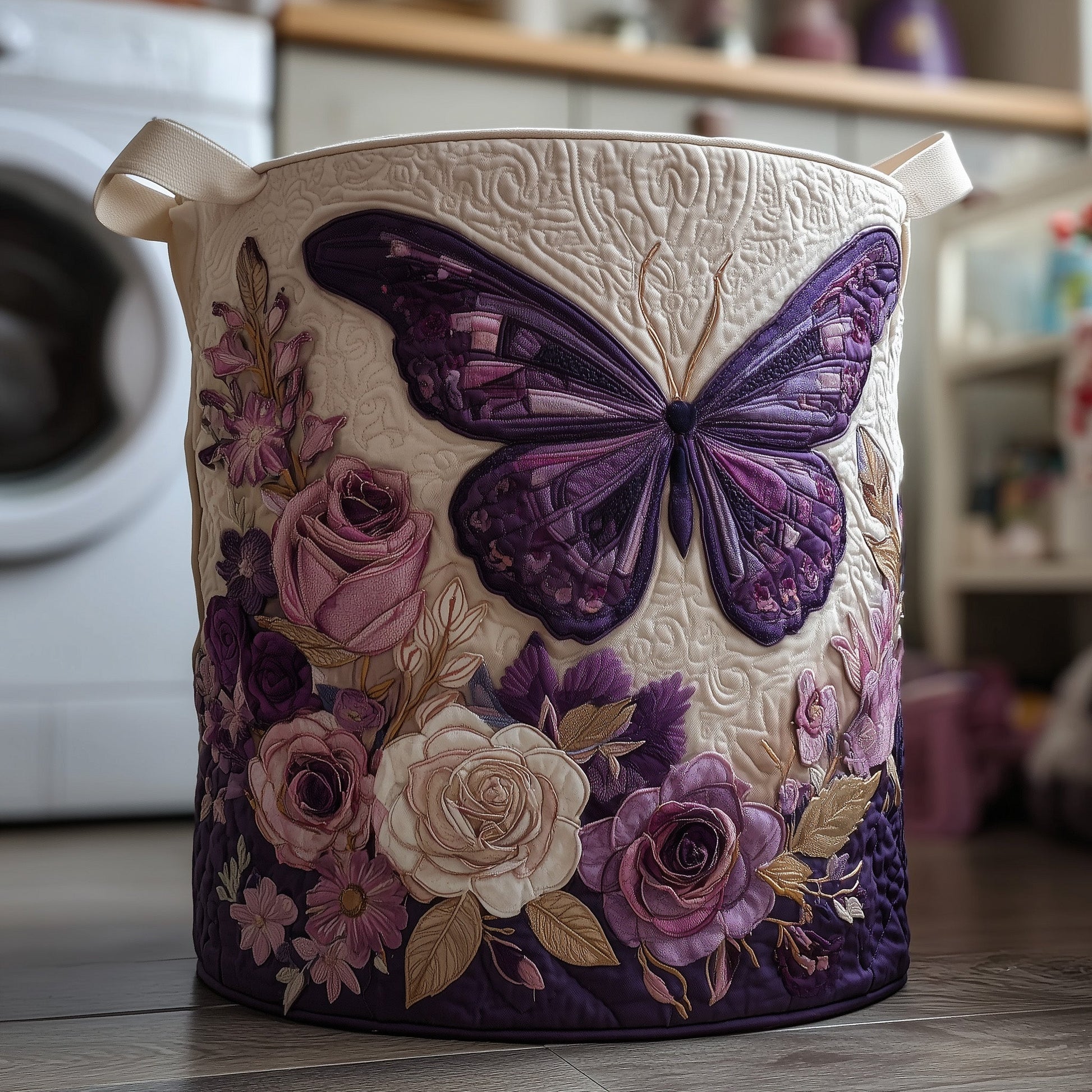 Everyday Butterfly Quilted Tote Bag