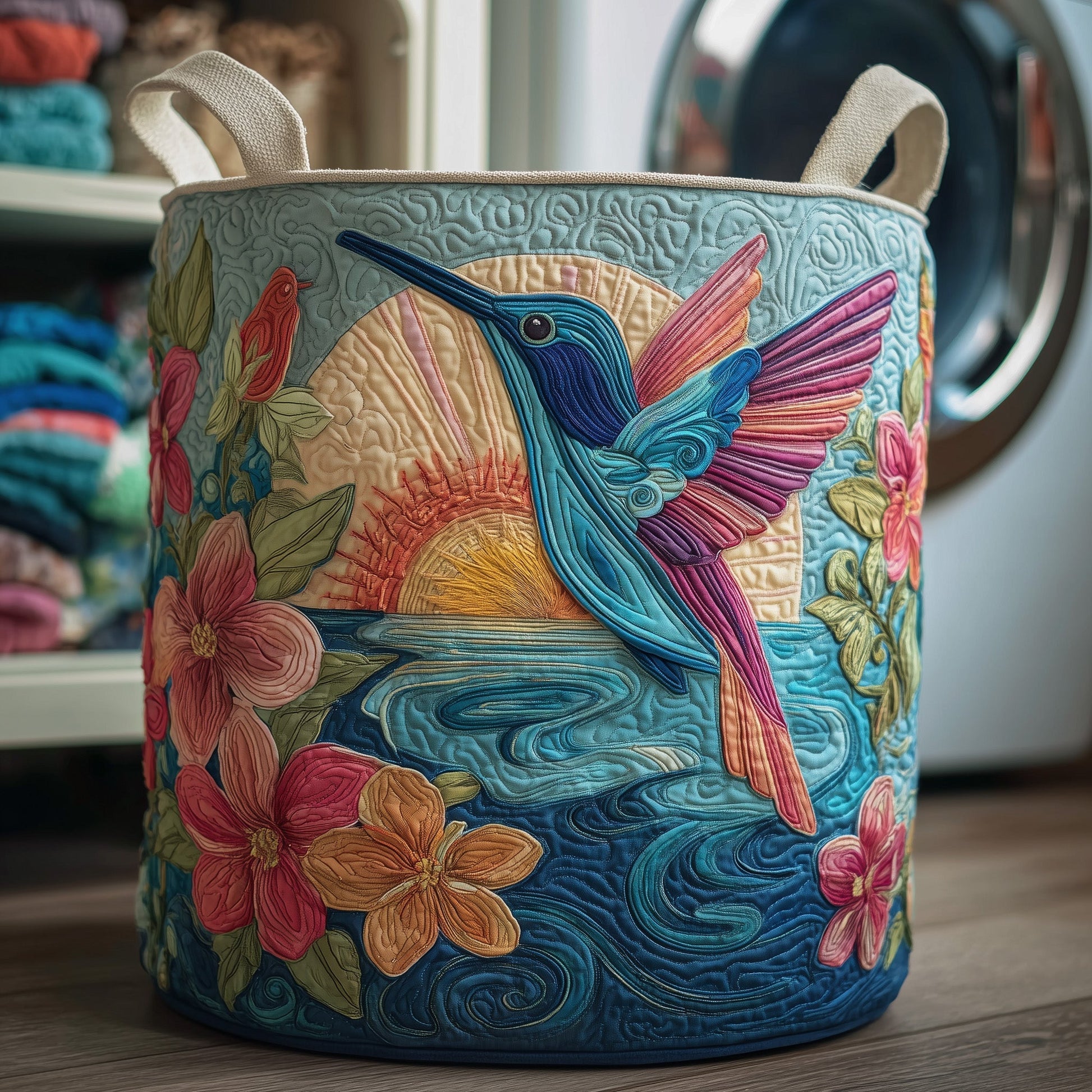 Hummingbird Heaven Laundry Tote Bag