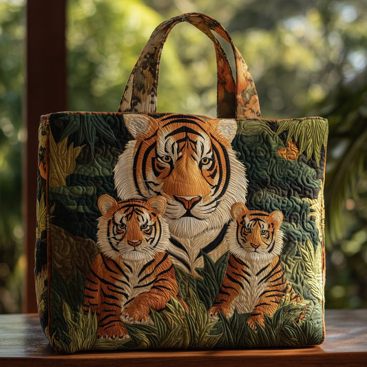 The Tiger Family Quilted Tote