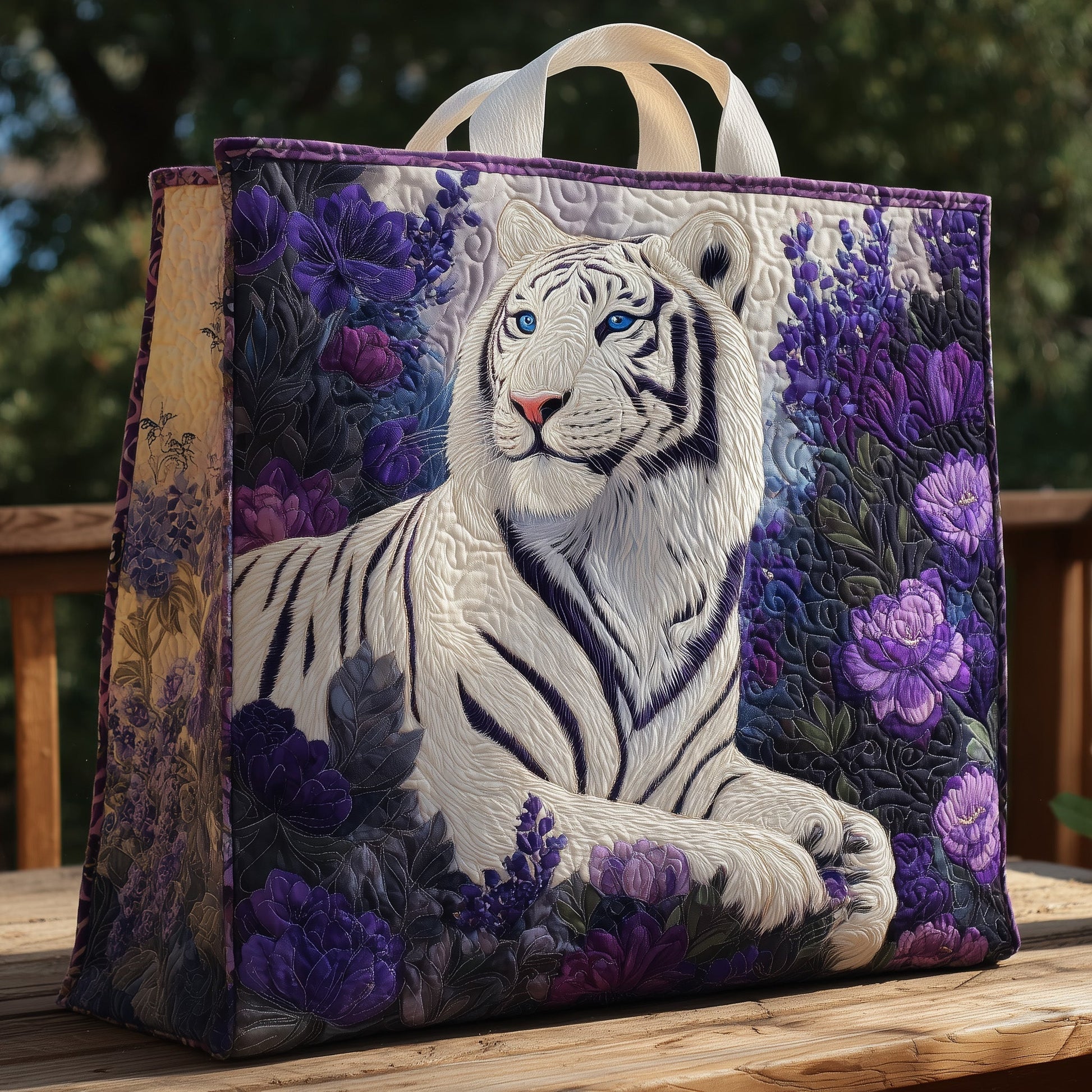 The White Tiger Quilted Tote