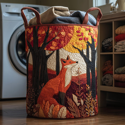 Autumn Fox Laundry Quilted Tote