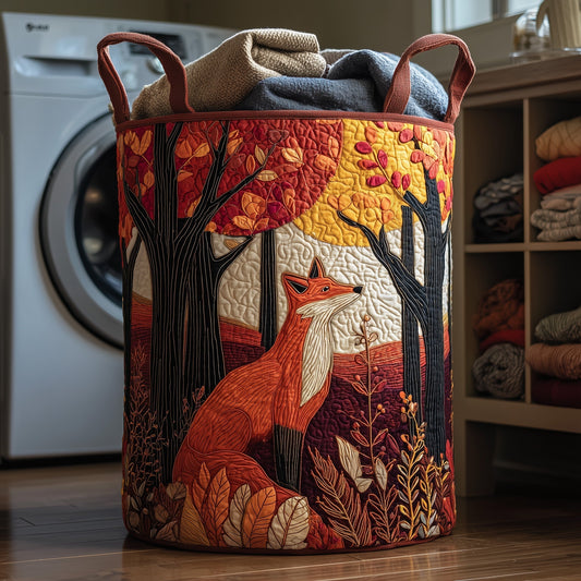 Autumn Fox Laundry Quilted Tote