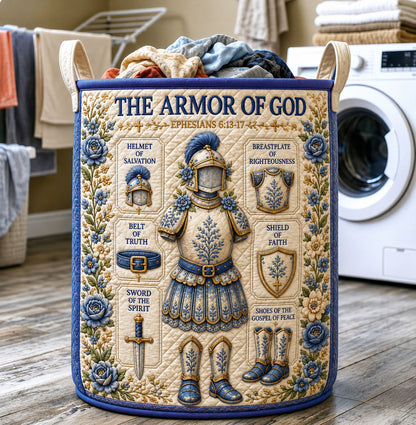 The Blue Blossom Armor Of God Quilted Tote