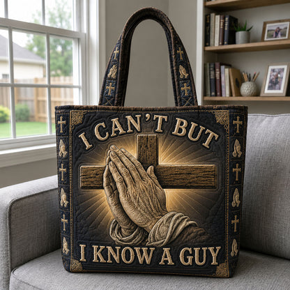 The Faithful Prayer Quilted Tote