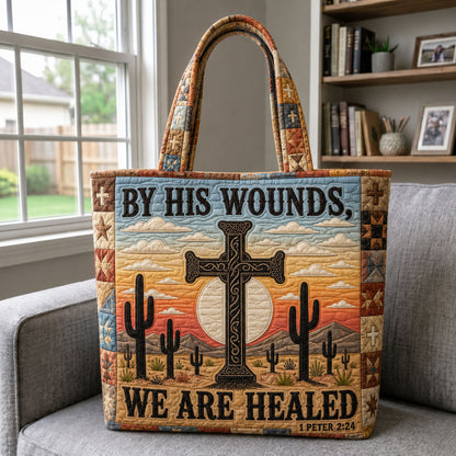 The Desert Cross Quilted Tote