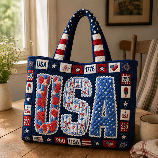The Usa Celebration Quilted Tote