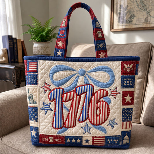 The 1776 Celebration Quilted Tote