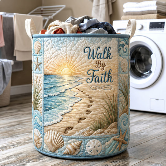 The Walk By Faith Beach Path Quilted Tote
