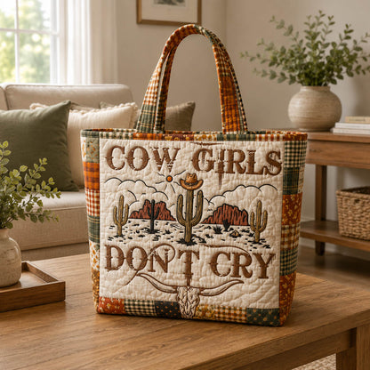 The Cowgirl Desert Quilted Tote
