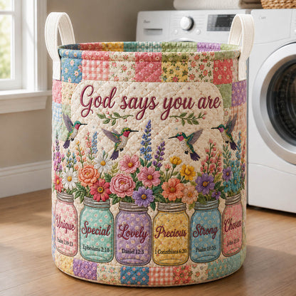 God Says You Quilted Tote
