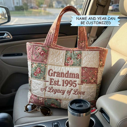 The Floral Legacy Quilted Tote