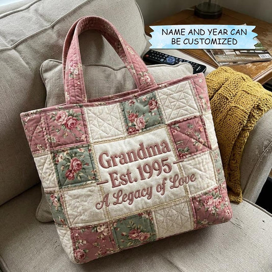 The Floral Legacy Quilted Tote