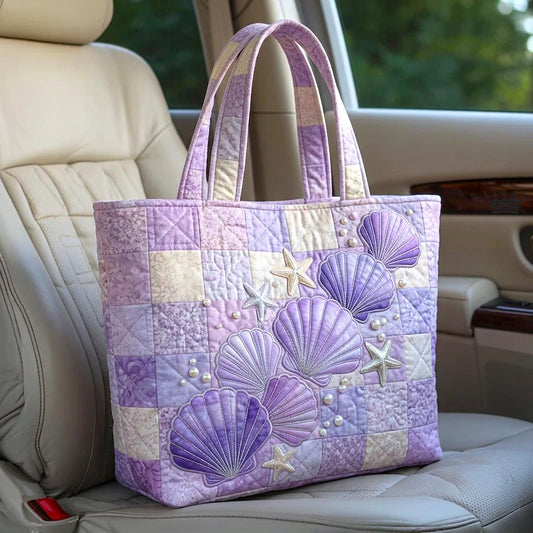 The Pearl Ocean Quilted Tote