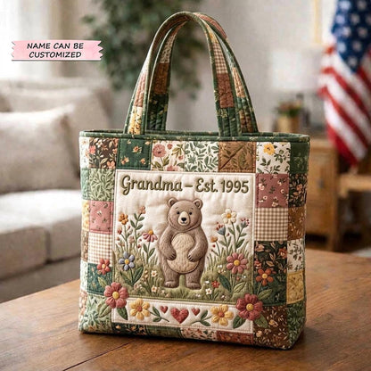 Everyday Floral Patchwork Tote Bag