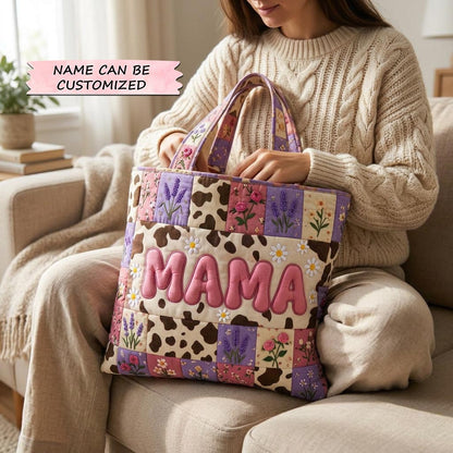 Everyday Floral Patchwork Quilted Tote