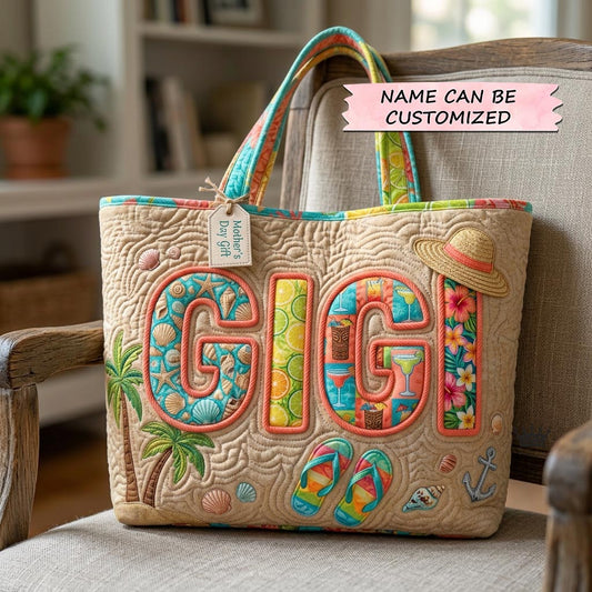 The Gift Quilted Tote Bag