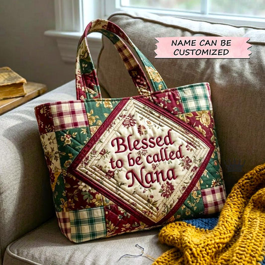 The Nana Floral Quilt Tote