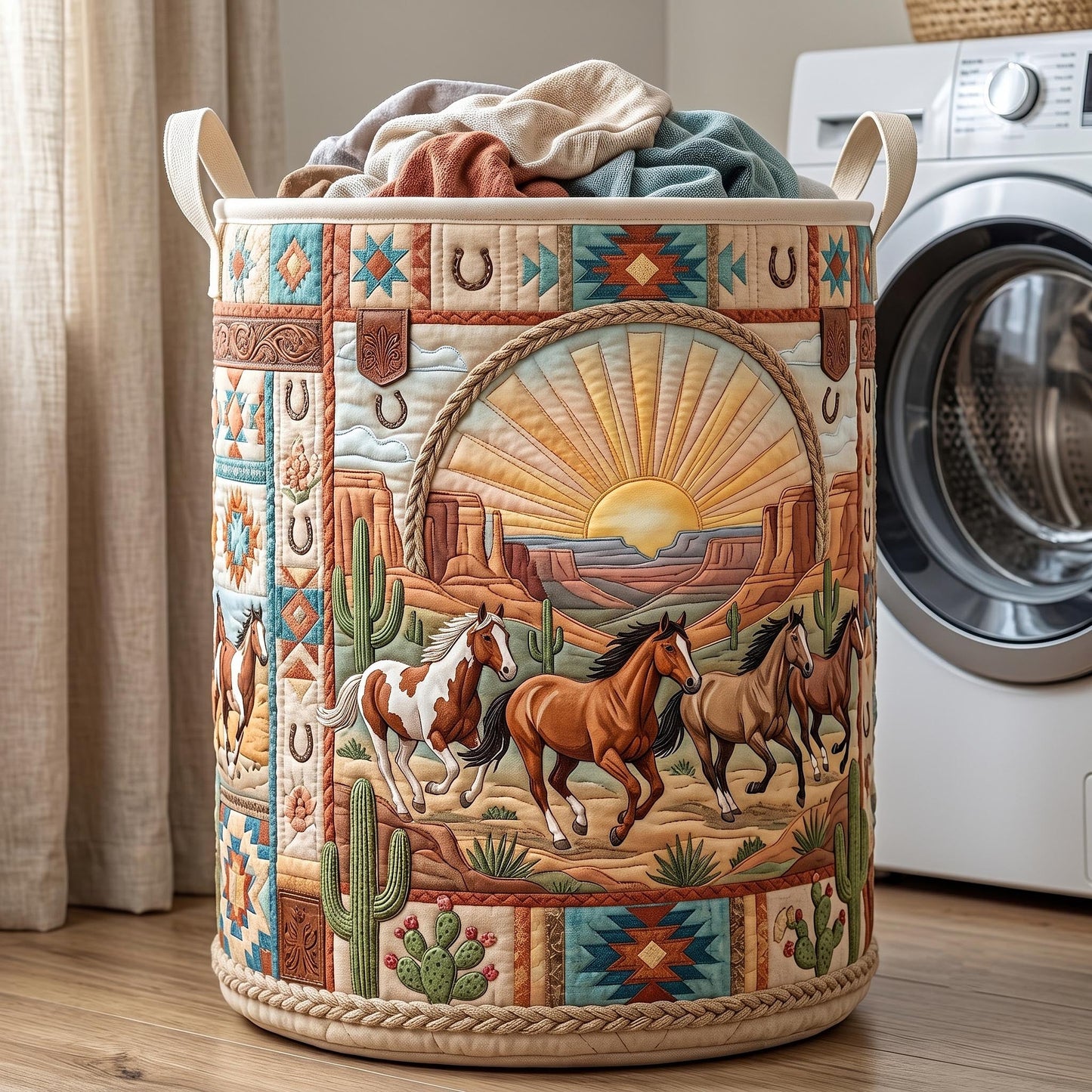 Open Range Laundry Quilted Tote