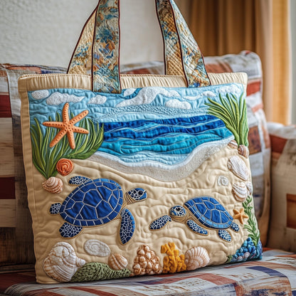 Sea Turtle Ocean Scene Tote Bag