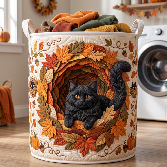 Autumn Laundry Basket Tote Bag