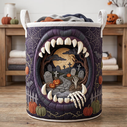 Midnight Haunt Laundry Quilted Tote