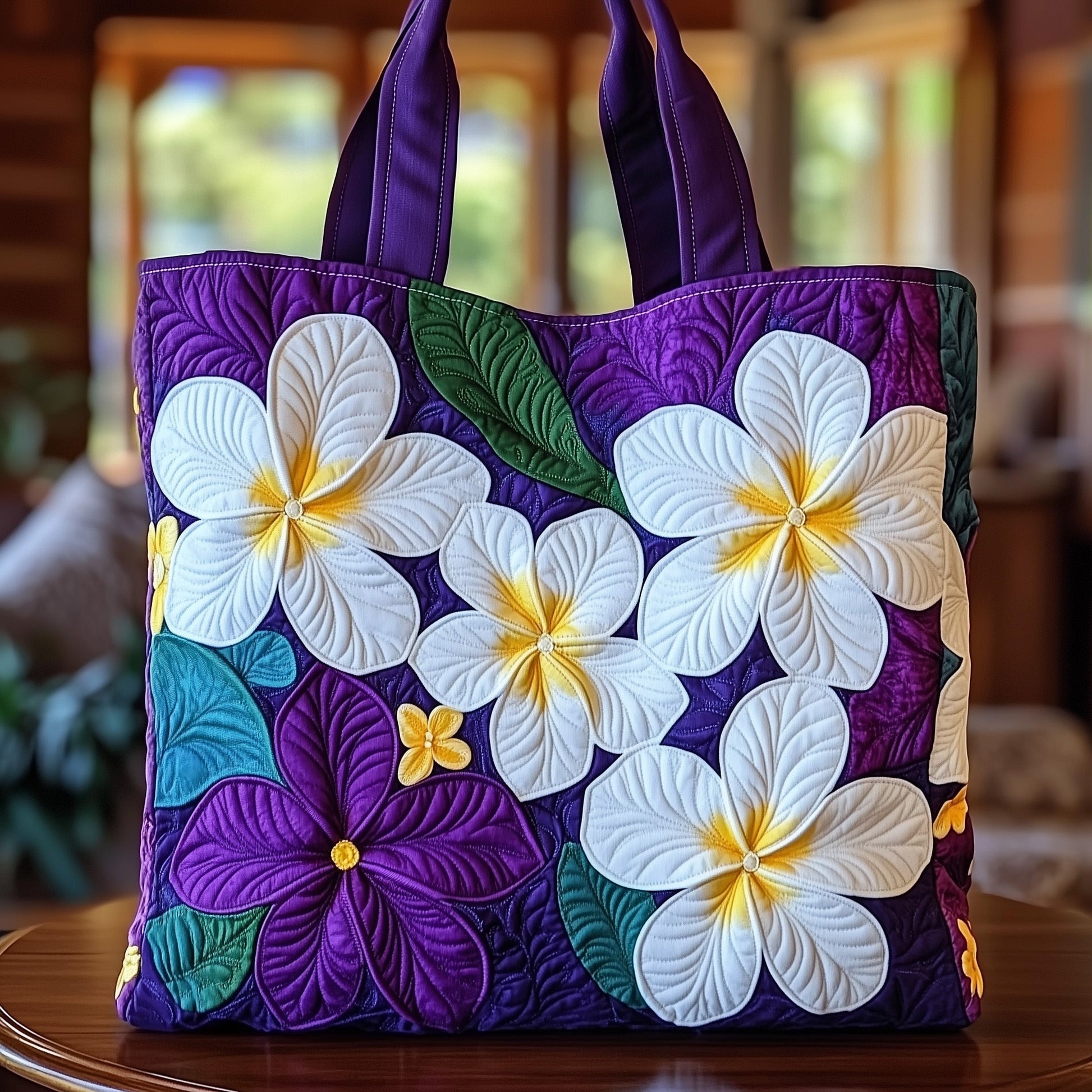 Everyday Plumeria Flowers Tote Bag