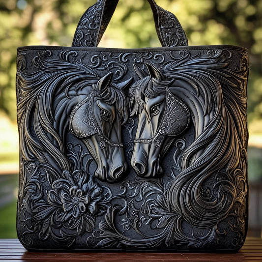 The Mystic Horse Quilted Tote