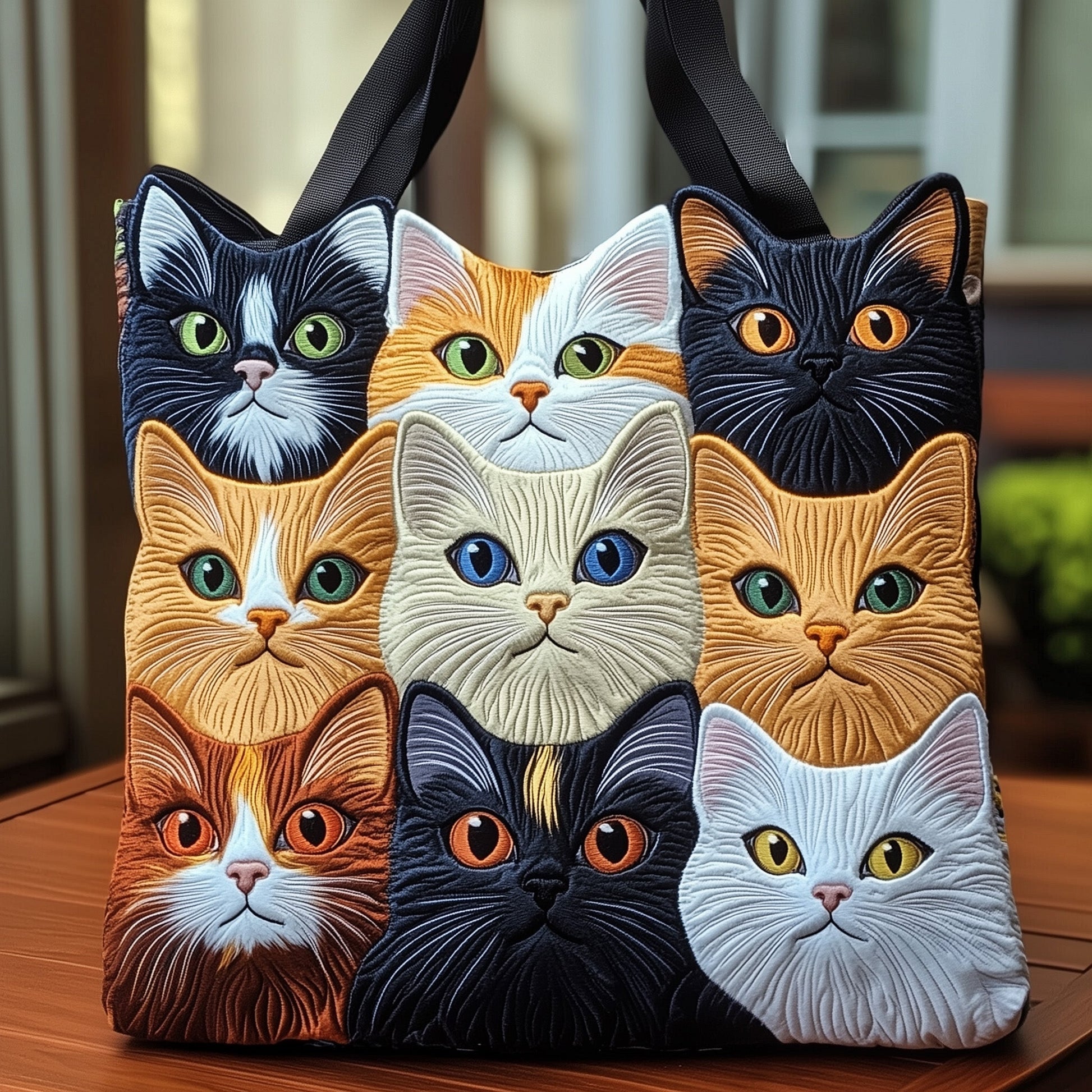 The Cat Lover Quilted Tote 1566