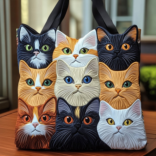 The Cat Lover Quilted Tote 1566