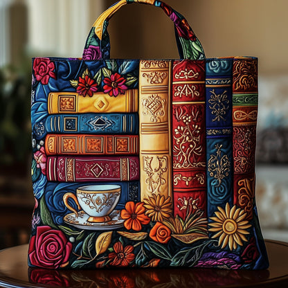 Everyday Literary Quilted Tote Bag