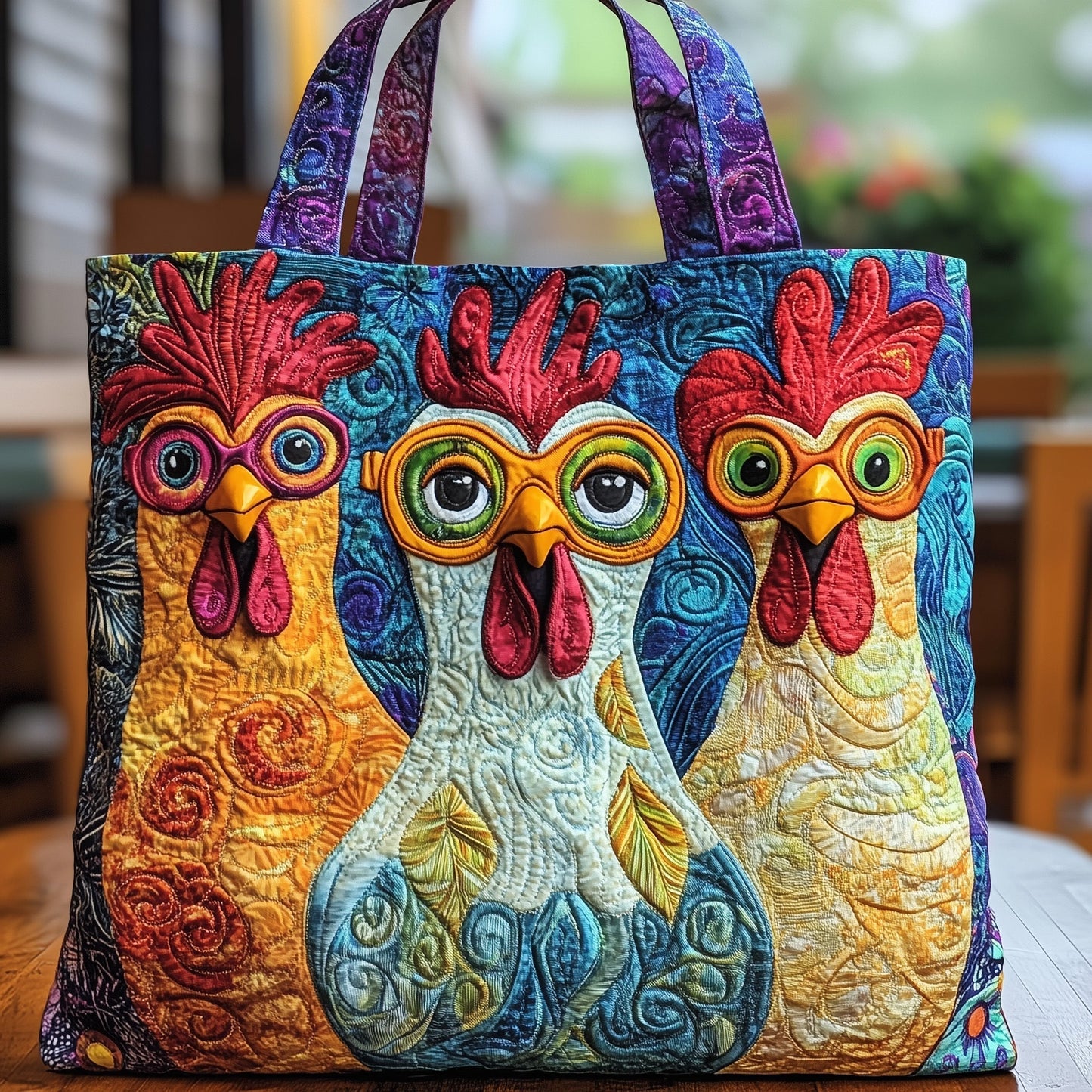 The Farmyard Friends Quilted Tote 1599