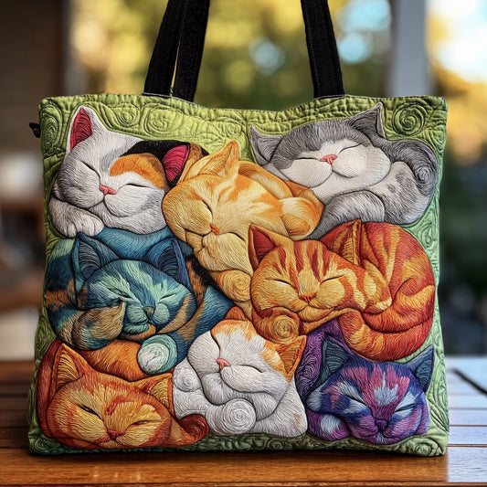 Everyday Sleeping Quilted Tote Bag