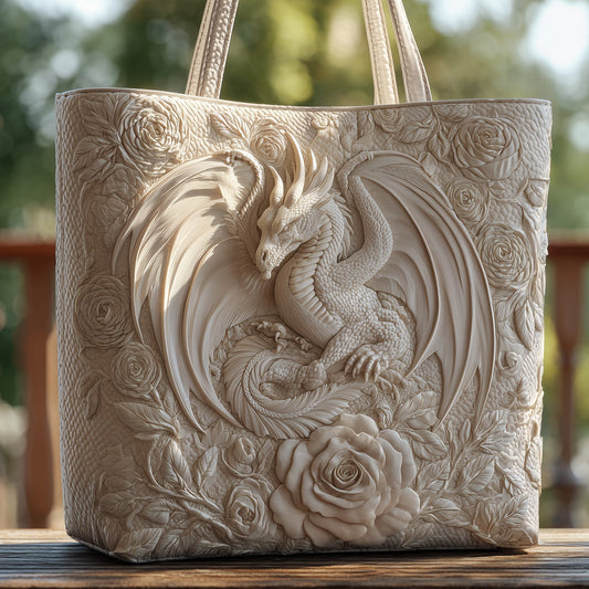 Everyday Dragon Roses Tote Bag