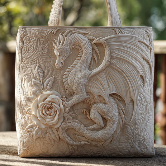 The Elegant Dragon Quilted Tote