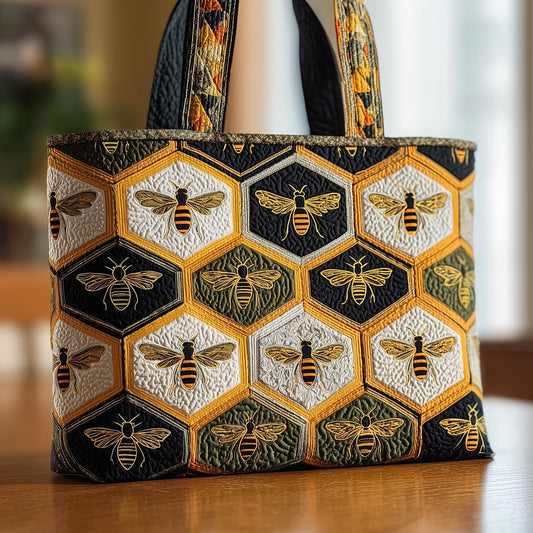 Everyday Honeybee Hexagon Tote Bag